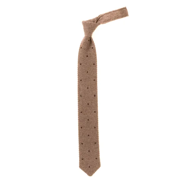 Exclusive For Michael Jondral: Petronius Knitted Tie "Punti Cuciti" Ma
