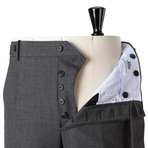 Exclusively For Michael Jondral: Trouser "Tropical" Made Of High Twist