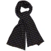 Exclusively For Michael Jondral: "Open Jacquard" Scarf Made From Pure