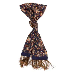 Exclusively For Michael Jondral: "Seta Floreale" Tube Scarf In Pure Si