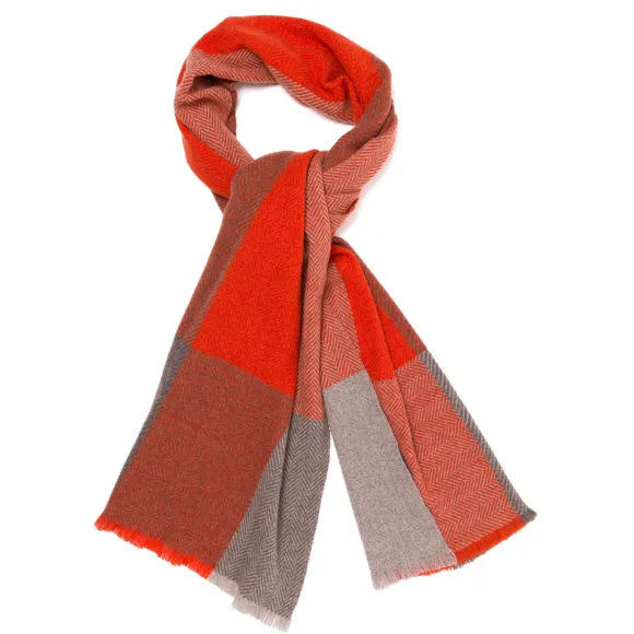 Exclusively For Michael Jondral: "Open Spina" Scarf Made From Pure Sco