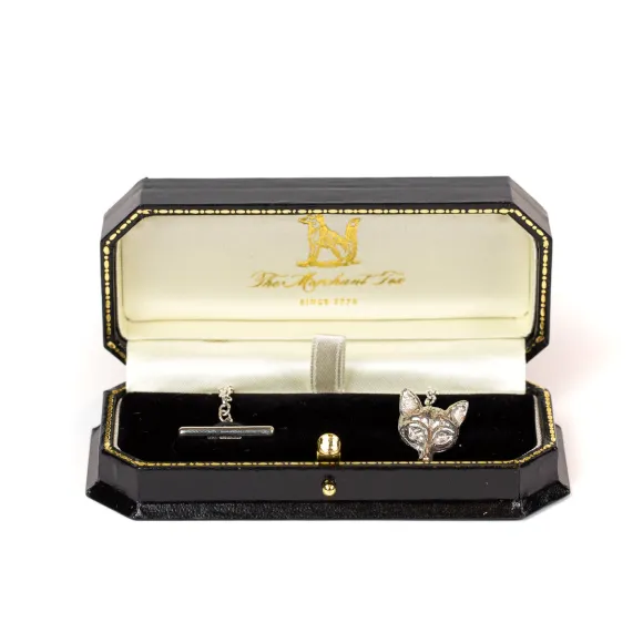 Exclusively For Michael Jondral: "Lapel Chain" - "The Fox" Made Of Sterling Silver