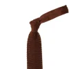Exclusively For Michael Jondral: "Pois" Knitted Tie Made Of Pure Silk