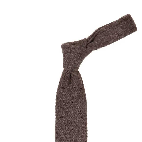 Exclusively For Michael Jondral: Petronius Knitted Tie "Punti Cuciti"