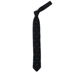 Exclusively For Michael Jondral: Petronius Knit Tie "Pois" Made Of Pur