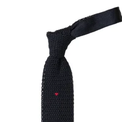 Exclusively For Michael Jondral: Petronius Knit Tie "Cuore" Made Of Pu