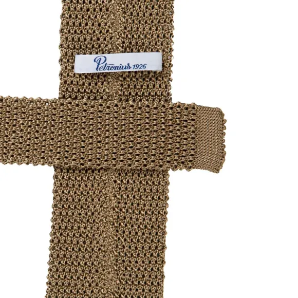Exclusively For Michael Jondral: Petronius Knit Tie "Pois" Made Of Pur