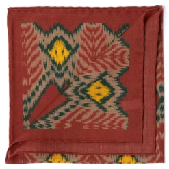 Exclusively For Michael Jondral: Pocket Square "Colored Ikat" Made Of