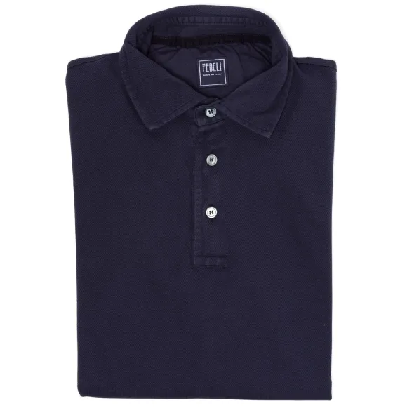 Exclusive To Michael Jondral: "North" Long-Sleeve Polo In Pure Giza Co