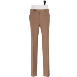Exclusive To Michael Jondral: Light Brown English Cotton Moleskin Trou