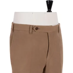 Exclusive To Michael Jondral: Light Brown English Cotton Moleskin Trou
