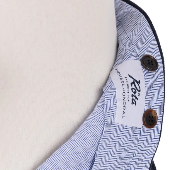Exclusive To Michael Jondral: Blue Pure Wool Flannel Pants - Rota Sart
