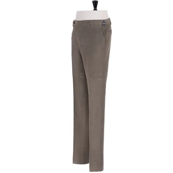 Exclusive To Michael Jondral: Khaki Green Trousers In English Cotton M