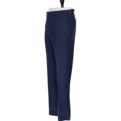 Exclusive To Michael Jondral: Blue Checked Flannel Pants