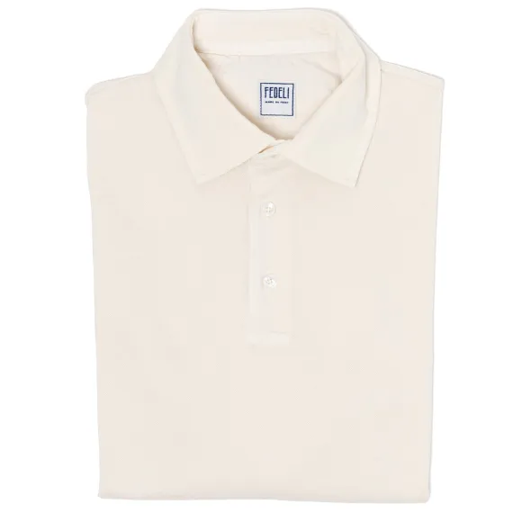 Exclusive To Michael Jondral: "North" Long-Sleeve Polo In Pure Giza Co