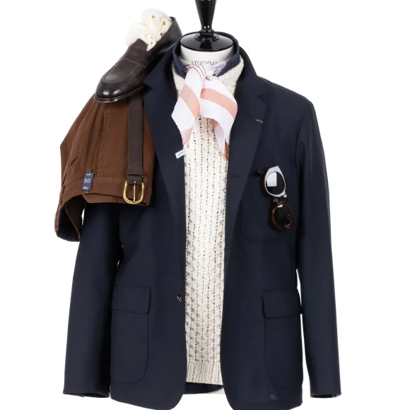 Exclusive To Michael Jondral: Cocoa Brown Cotton & Cashmere "Luxury Ch