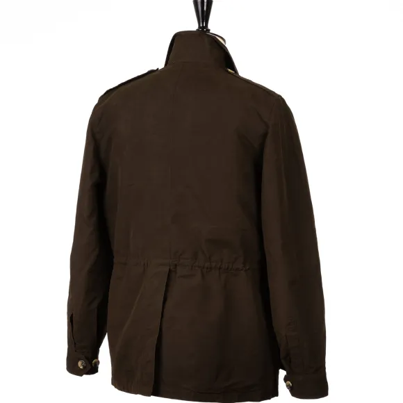 Field Jacket "Travis" In Waxed Tec Cotton