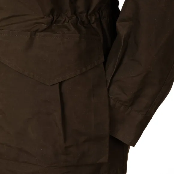 Field Jacket "Travis" In Waxed Tec Cotton