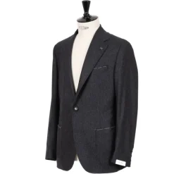 Gentry Flannel Suit Made Of Pure Wool By Drago - Handmade