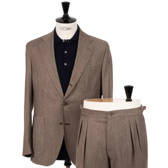 Gentry Sport Suit Made Of Cotton And Wool By Ferla - Handm