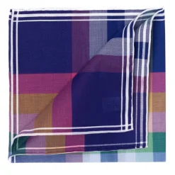 Giverny Satin Pocket Square Made Of Pure Cotton