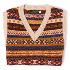 Glenugie Exclusive X Mj: Pure Wool "Fairisle Slipover" Sweater - Pure