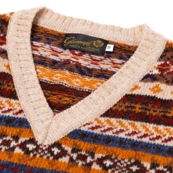 Glenugie Exclusive X Mj: Pure Wool "Fairisle Slipover" Sweater - Pure