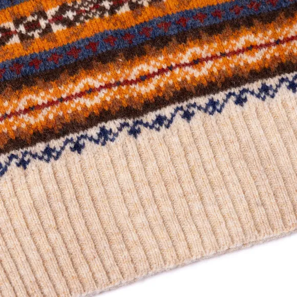 Glenugie Exclusive X Mj: Pure Wool "Fairisle Slipover" Sweater - Pure