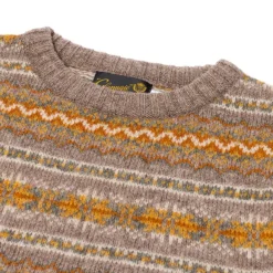 Glenugie Exclusive X Mj: Pure Wool "Fairisle Roundneck Jumper" Sweater