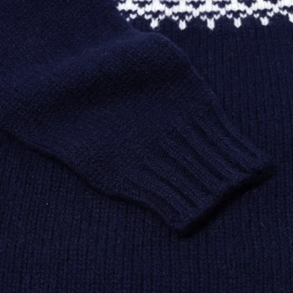 Glenugie Exclusive X Mj: Pure Wool Sweater "St.Moritz Vintage Ski" - P