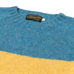 Glenugie Exclusive X Mj: Sweater "Stripe Jumper" Made Of Pure Wool - C