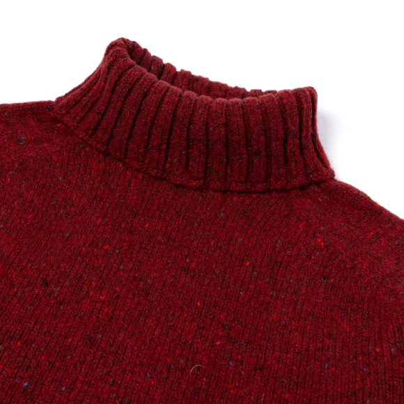 Glenugie X Mj: Pure Wool "Donegal Polo Jumper" Sweater - Supersoft Lam