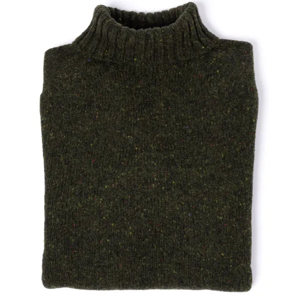 Glenugie X Mj: Pure Wool "Donegal Polo Jumper" Sweater - Supersoft Lam