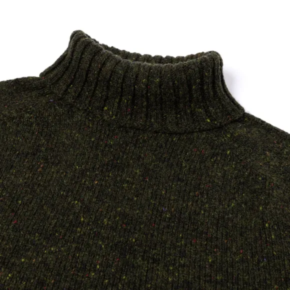 Glenugie X Mj: Pure Wool "Donegal Polo Jumper" Sweater - Supersoft Lam