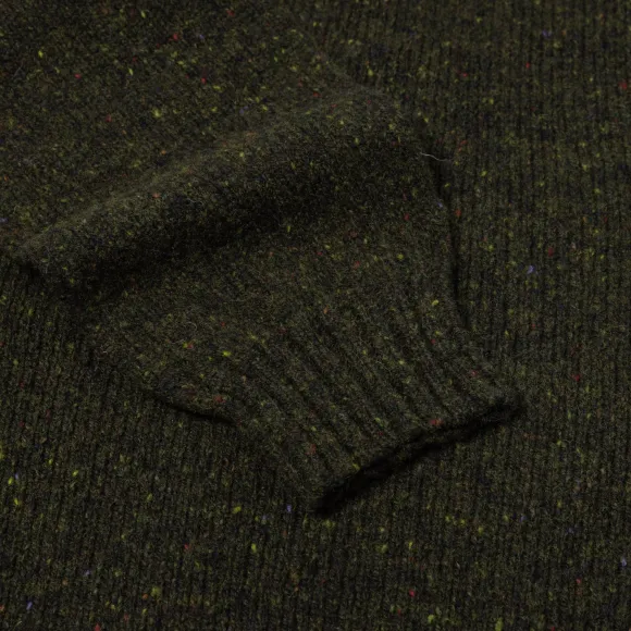 Glenugie X Mj: Pure Wool "Donegal Polo Jumper" Sweater - Supersoft Lam