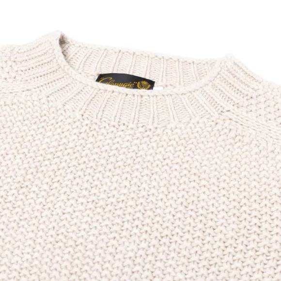 Glenugie X Mj: Pure Wool "Gstaad Vintage Ski" Sweater - 4 Ply Supersof