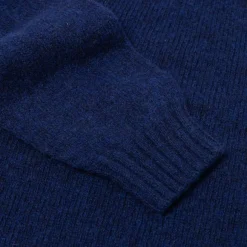 Glenugie X Mj: Pure Wool Round Jumper Sweater - Pure Soft Shetland