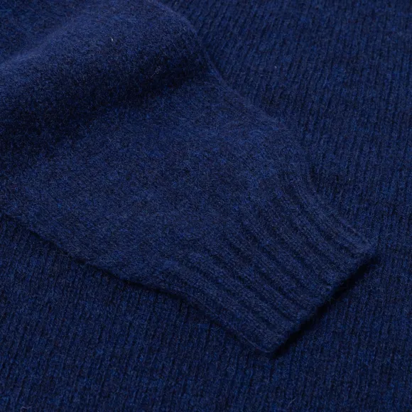 Glenugie X Mj: Pure Wool Round Jumper Sweater - Pure Soft Shetland