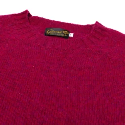 Glenugie X Mj: Pure Wool Round Jumper Sweater - Pure Soft Shetland