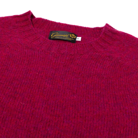 Glenugie X Mj: Pure Wool Round Jumper Sweater - Pure Soft Shetland