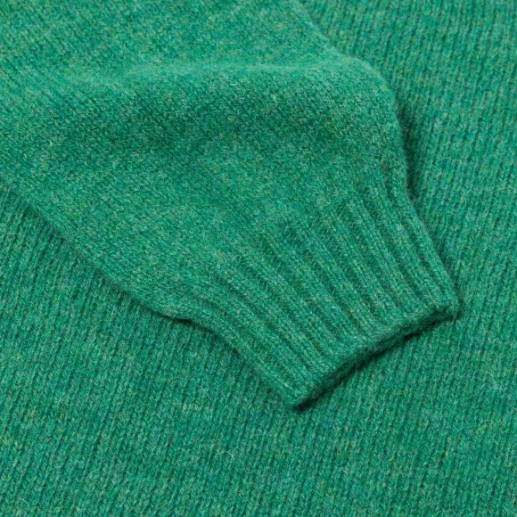 Glenugie X Mj: Pure Wool Round Jumper Sweater - Pure Soft Shetland