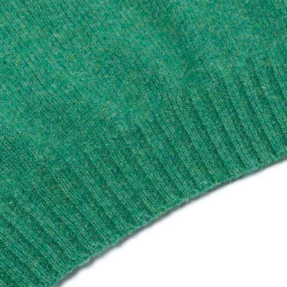 Glenugie X Mj: Pure Wool Round Jumper Sweater - Pure Soft Shetland