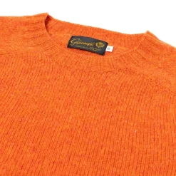 Glenugie X Mj: Pure Wool Round Jumper Sweater - Pure Soft Shetland