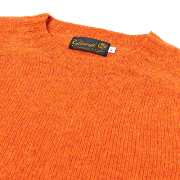 Glenugie X Mj: Pure Wool Round Jumper Sweater - Pure Soft Shetland