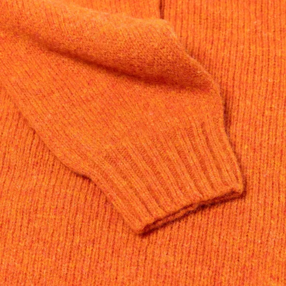 Glenugie X Mj: Pure Wool Round Jumper Sweater - Pure Soft Shetland