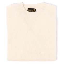 Glenugie X Mj: Pure Wool Round Jumper Sweater - Pure Soft Shetland