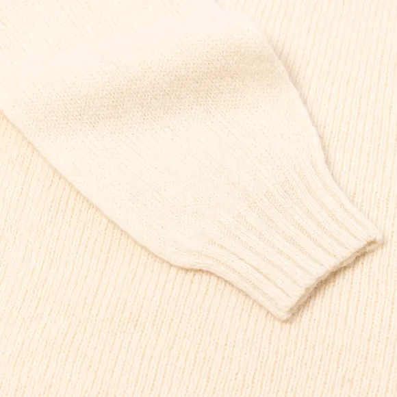 Glenugie X Mj: Pure Wool Round Jumper Sweater - Pure Soft Shetland