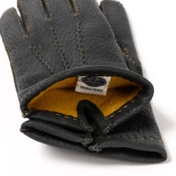 Glove "Auerberg" Made Of Peccary Leather With Cashmere Lining - Hand S