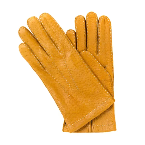 Glove "Hofburg" Made Of Peccary Leather With Deer Leather Lining - Han