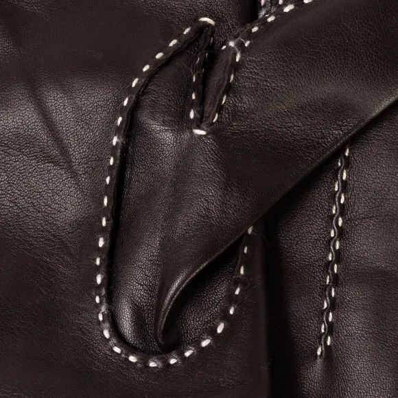 Glove "Innsbruck" Made Of Goatskin With Cashmere Lining - Hand Sewn